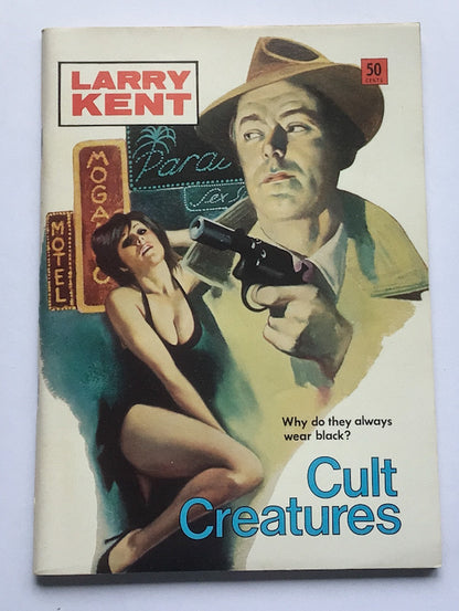 Larry Kent Cult Creatures Australian Detective paperback book No782