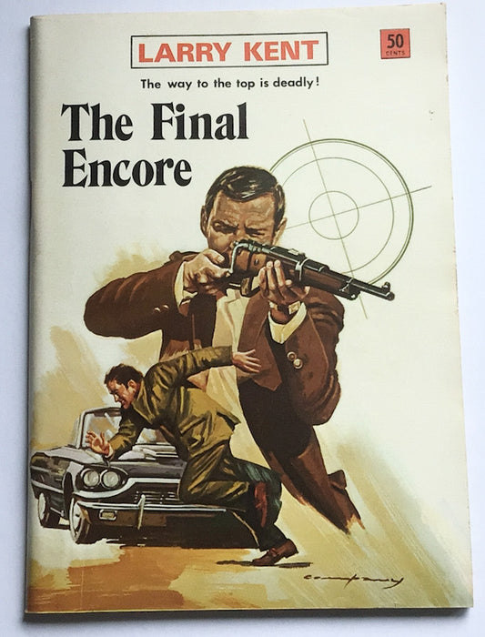 Larry Kent The Final Encore Australian Detective paperback book No785