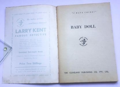 Larry Kent Baby Doll Australian Detective paperback book No559