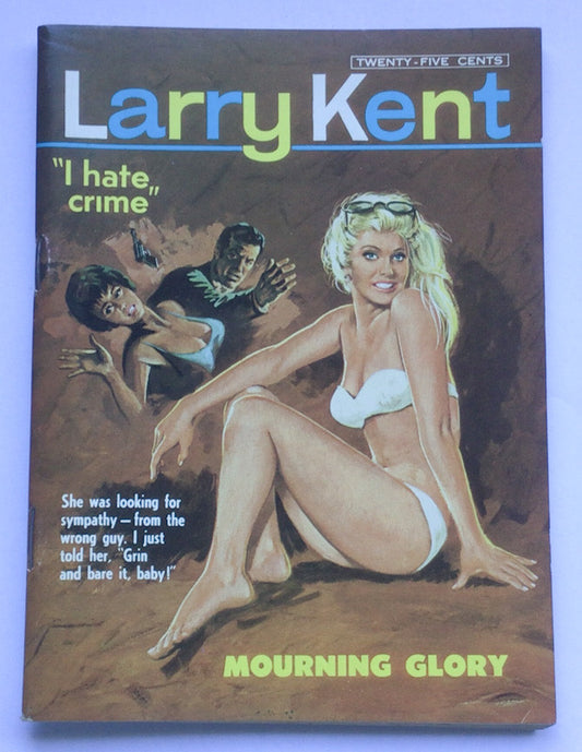 Larry Kent Mourning Glory Australian Detective paperback book No656