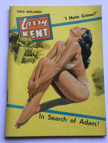 Larry Kent In Search of Adam Australian Detective paperback book No618