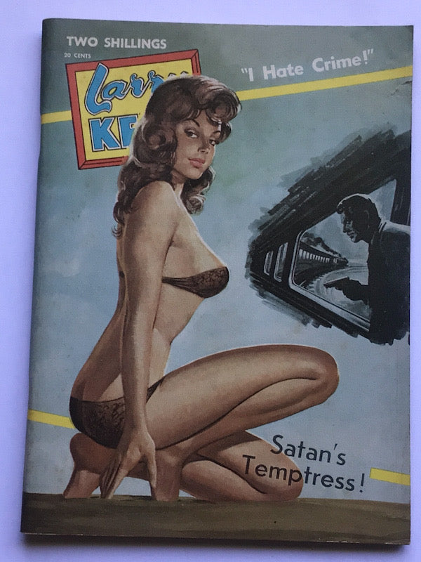 Larry Kent Satan's Temptress Australian Detective paperback book No624