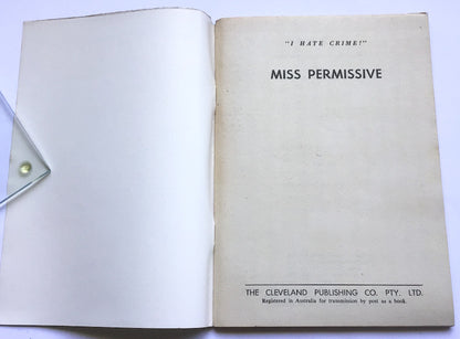 Larry Kent Miss Permissive Australian Detective paperback book No679