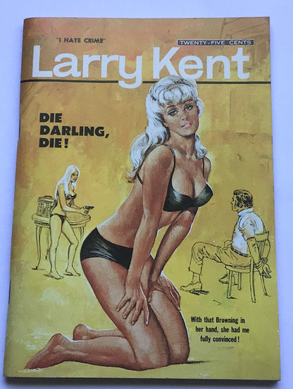 Larry Kent Die Darling, Die Australian Detective paperback book No682