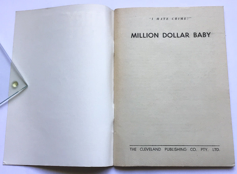 Larry Kent Million Dollar Baby Australian Detective paperback book No686