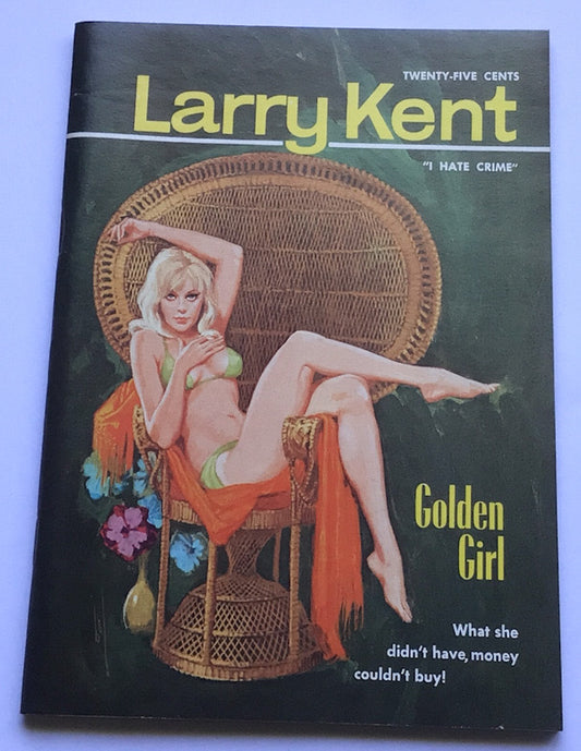 Larry Kent Golden Girl Australian Detective paperback book No692