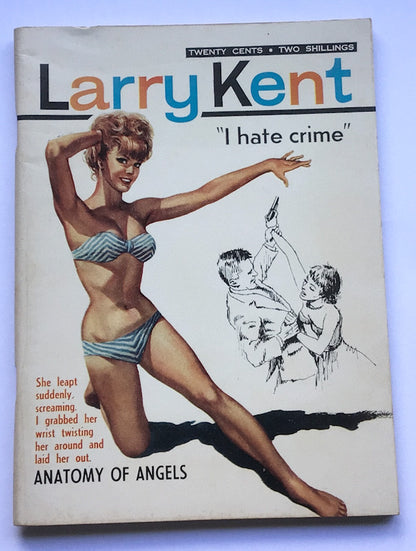 Larry Kent Anatomy of Angels Australian Detective paperback book No636