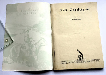 Cleveland Western KID CORDAYNE by Kirk Hamilton No 636