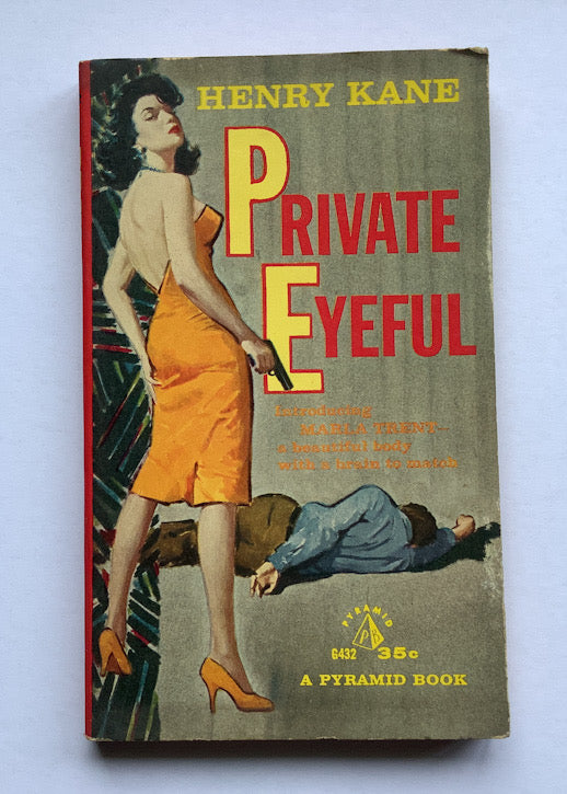 PRIVATE EYEFUL US Pulp Fiction Crime book 1959 1st edition