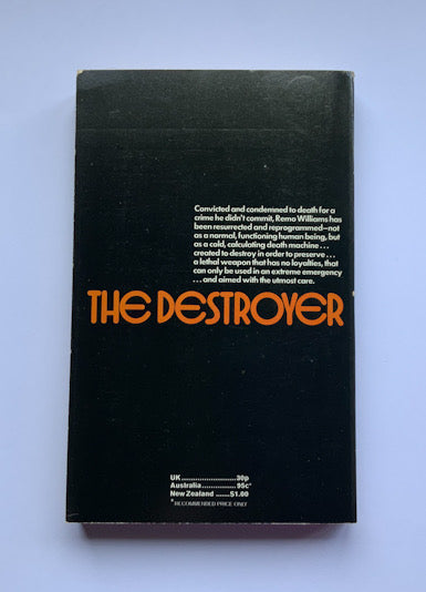 THE DESTROYER CREATED THE DESTROYER British Pulp fiction 1973