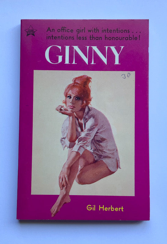 Australian pulp fiction sleaze paperback book 1960s GINNY by Gil Herbert