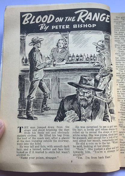 New Zealand WESTERN STORIES PULP FICTION western book