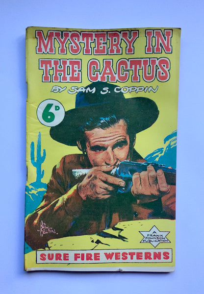 MYSTERY IN THE CACTUS Australian pulp fiction Western book