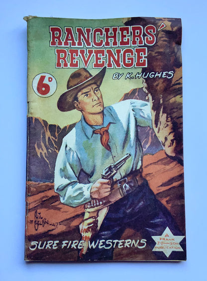 RANCHERS REVENGE Australian pulp fiction Western book 1948