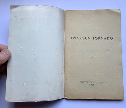 TWO GUN TORNADO Australian pulp fiction Western book