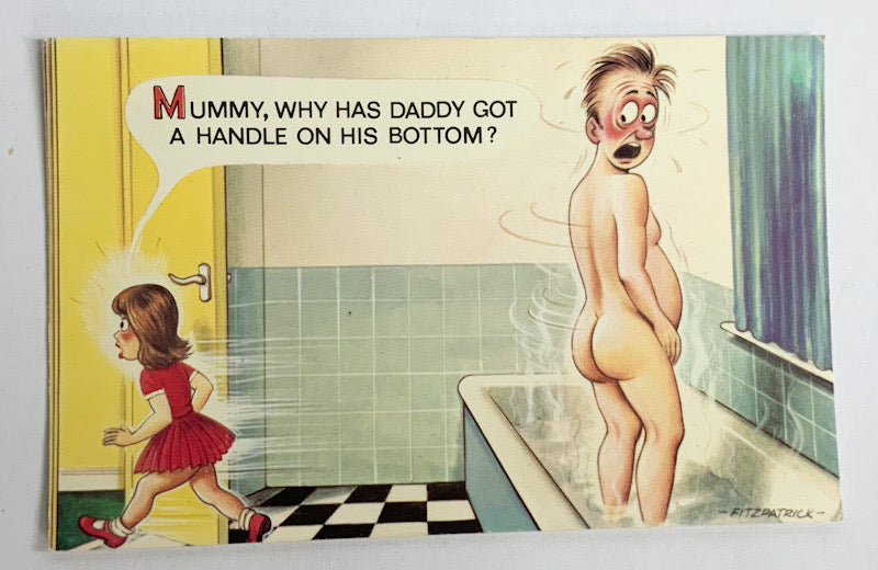 Vintage Comical Comic Series Postcard