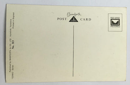 Vintage Comical Comic Series Postcard