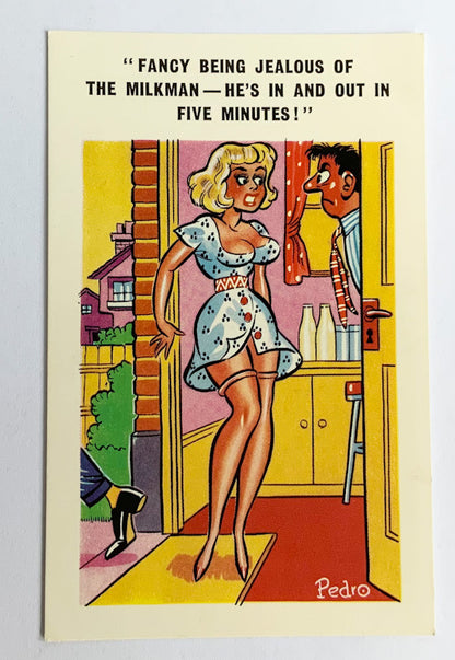 Vintage Comical Comic Series Postcard