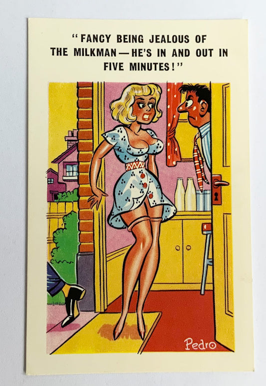 Vintage Comical Comic Series Postcard