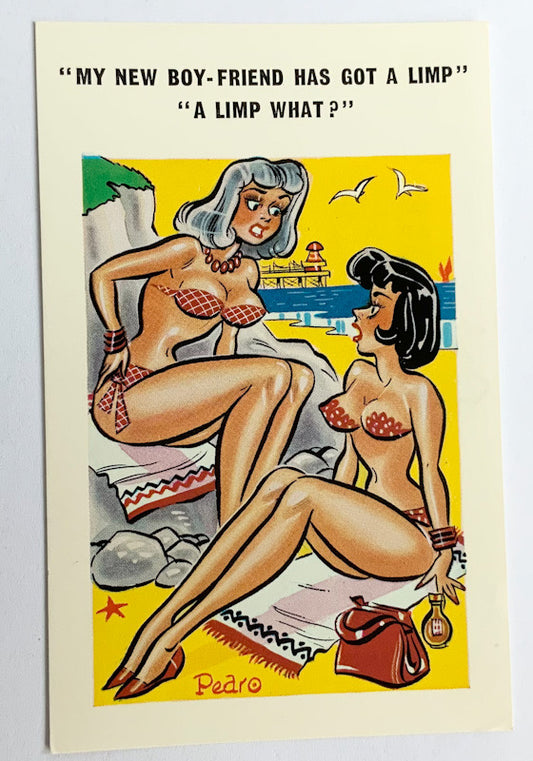 Vintage Comical Comic Series Postcard
