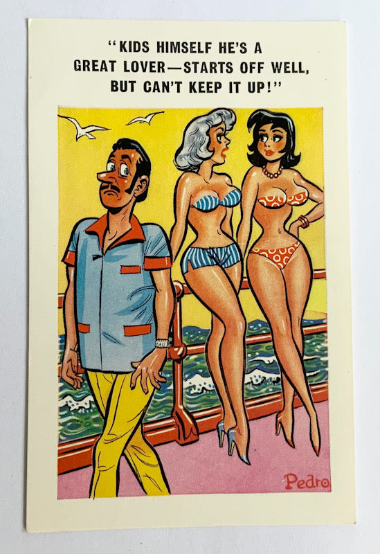 Vintage Comical Comic Series Postcard
