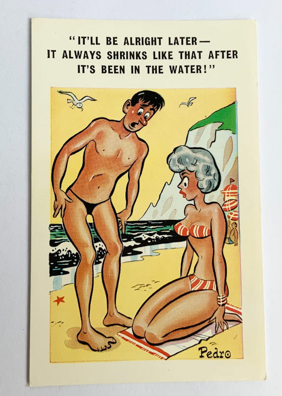 Vintage Comical Comic Series Postcard