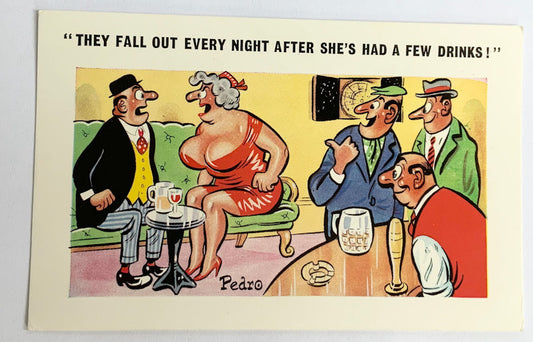 Vintage Comical Comic Series Postcard