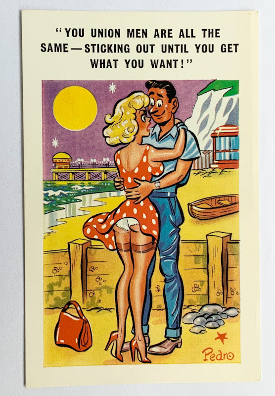 Vintage Comical Comic Series Postcard