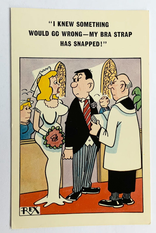 Vintage Comical Comic Series Postcard