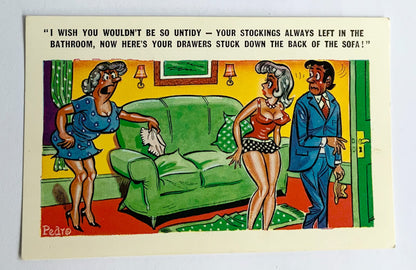 Vintage Comical Comic Series Postcard