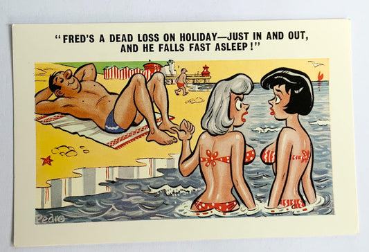 Vintage Comical Comic Series Postcard