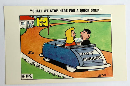 Vintage Comical Comic Series Postcard