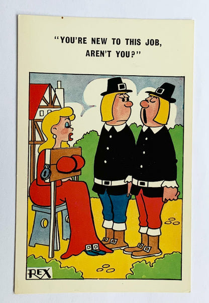 Vintage Comical Comic Series Postcard