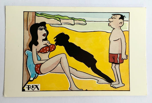 Vintage Comical Comic Series Postcard