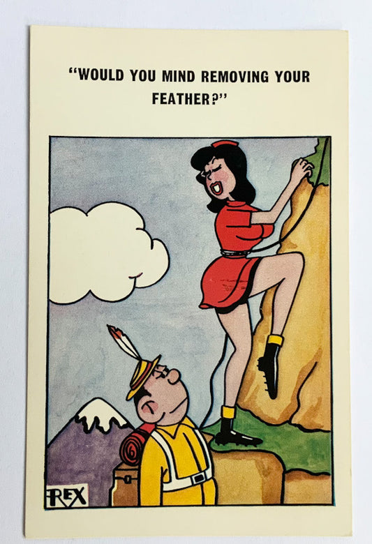Vintage Comical Comic Series Postcard