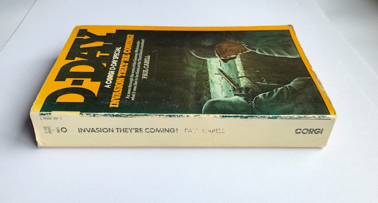 D Day Invasion They're Coming pulp fiction war military book 1974