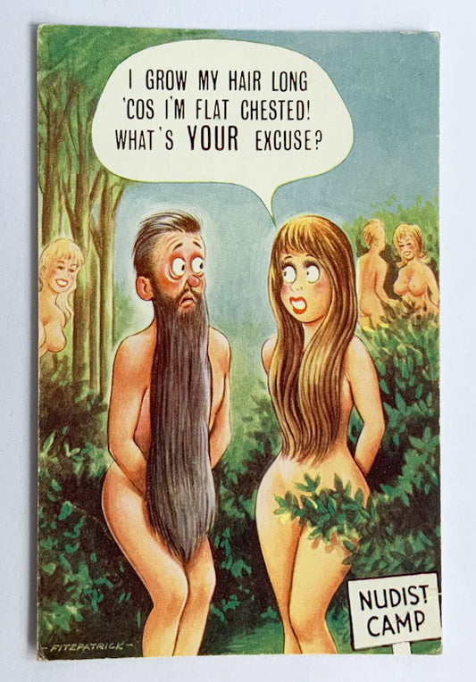 Vintage Comical Comic Series Postcard