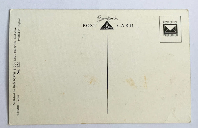 Vintage Comical Comic Series Postcard