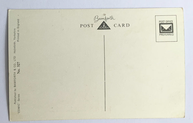 Vintage Comical Comic Series Postcard