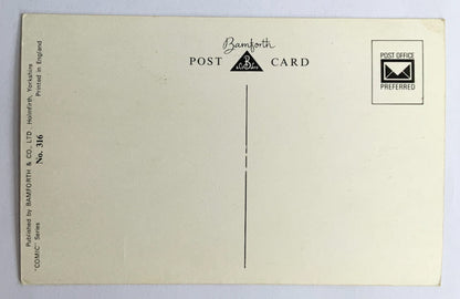 Vintage Comical Comic Series Postcard
