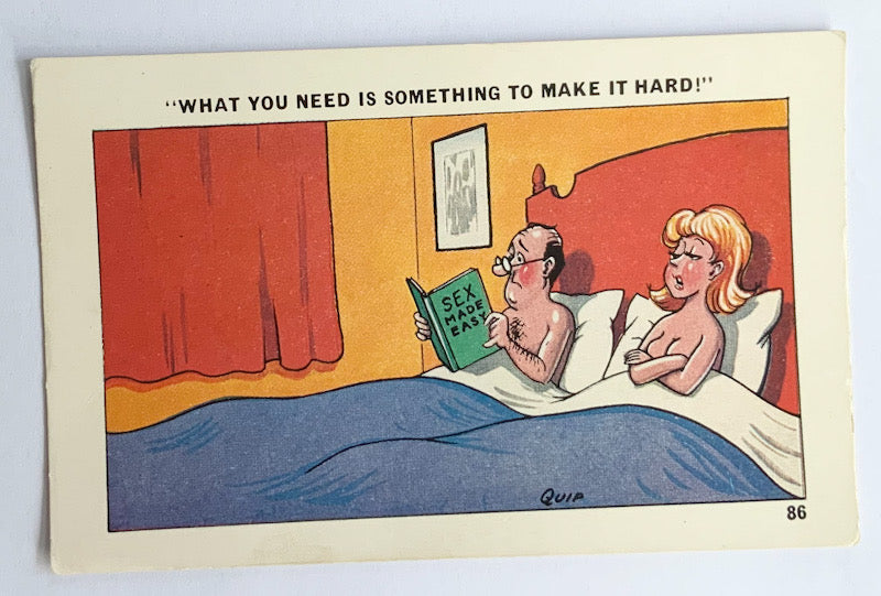 Vintage Comical Comic Series Postcard