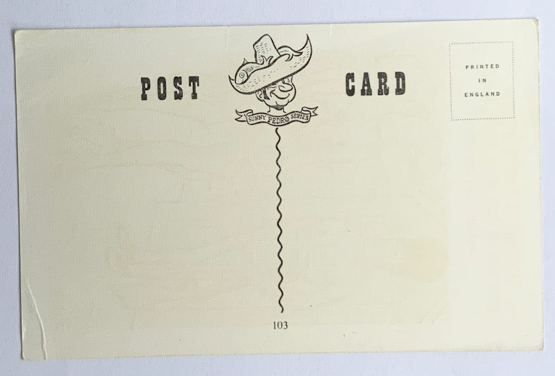 Vintage Comical Comic Series Postcard