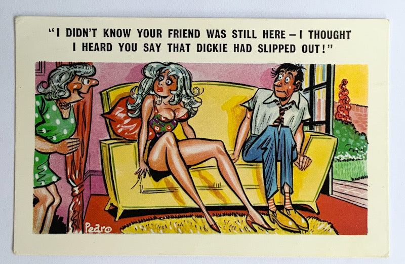 Vintage Comical Comic Series Postcard