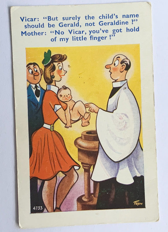 Vintage Comical Comic Series Postcard