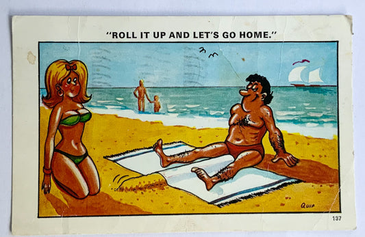 Vintage Comical Comic Series Postcard