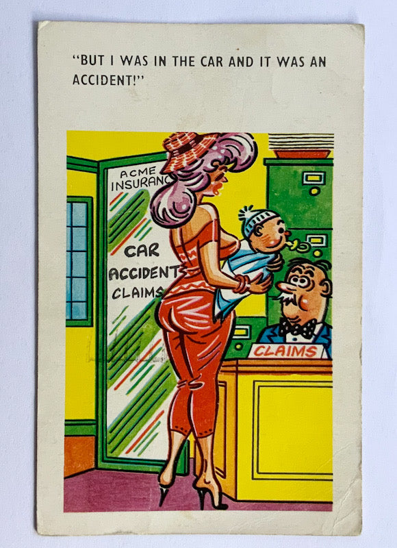 Vintage Comical Comic Series Postcard