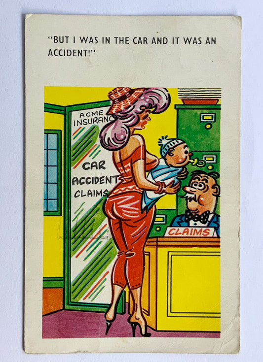 Vintage Comical Comic Series Postcard