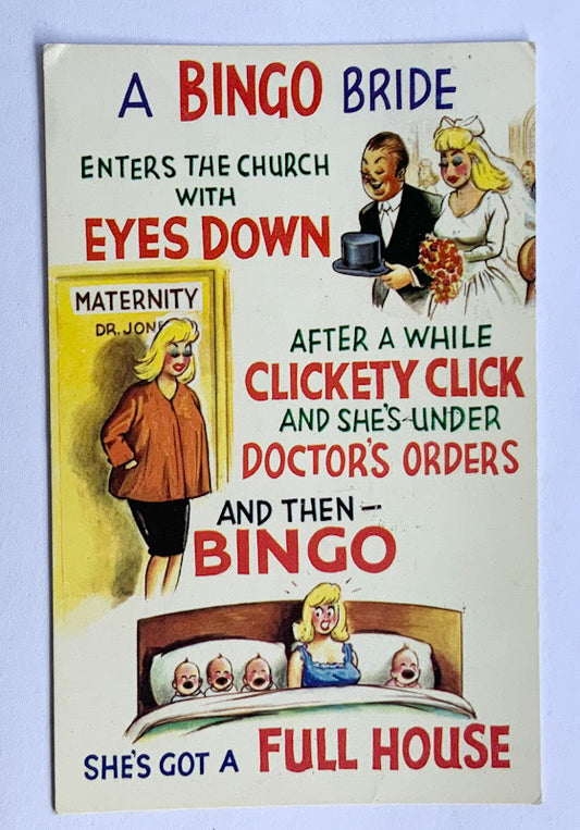Vintage Comical Comic Series Postcard