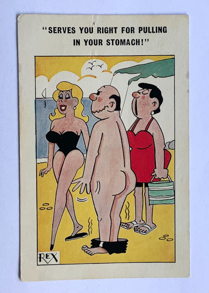 Vintage Comical Comic Series Postcard