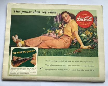 Large United States Saturday Evening Post magazine 1941